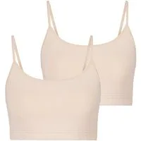 LASCANA Bustier (2er-Pack) aus elastischer Baumwolle
