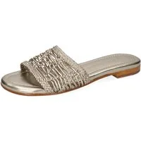 Melvin & Hamilton Hanna 100 Leder-Geflochtene Schuhe für Damen Pantolette Flache Absätze, Echtes Leder, Von Hand geflochten