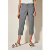 CECIL Caprihose Style New York Sommerhose mit Knopfdetails am Bund