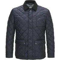 Milestone Steppjacke MSSeattle im klassischen Rautenstepp mit Kordkragen