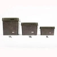 Nash Fishing Angelkoffer, Nash Spot On Rectangular Bucket Camo 17L Eimer