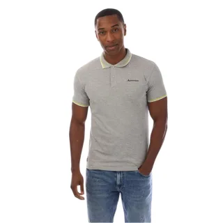 Aquascutum - Poloshirt für Herren, Schmal, kurzärmlig (Grau)