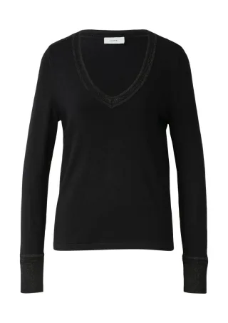 comma - Feinstrickpullover schwarz - Gr. - 38