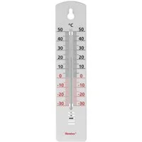 Metaltex Raumthermometer Innen-/Aussenthermometer auf Blisterkarte, aus ABS-Kunststoff