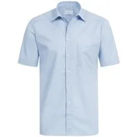 GREIFF Kurzarmhemd Greiff Corporate Hemd BASIC Herren OEKO TEX® Hellblau