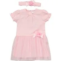 Rock a Bye Baby Boutique Kleid & Haarband Schleife Mädchen (2-tlg)