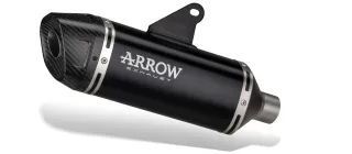 Sport Auspuff Arrow ICON BLACK Yamaha YZF-R3 / MT-03 Bj.2025-2026 EURO5+ / RH25 /ABE eintragungsfrei