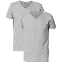 Petrol Industries T-Shirt (Packung, 2er-Pack) V-Ausschnitt