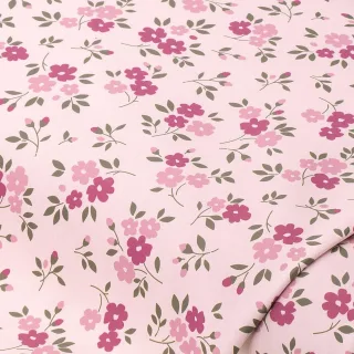 Regenjackenstoff „Blümchen“, rosa-color
