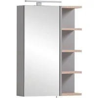 welltime Spiegelschrank Lugo, Spiegelschrank, Made in Germany, B: 49 cm Solide Verarbeitung - Dieses Produkt ist in Deutschland gefertigt