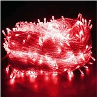 Rosnek LED-Lichterkette 10-100M, 8 Modi, für Weihnachten Party Urlaub, Hochzeit Deko, Blau Rot Grün Rosa Lila
