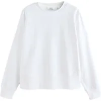 Next Sweater Sweatshirts mit fransigem Saum 100 % Baumwolle (1-tlg)