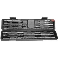Falon-Tech Bohrersatz SDS-Plus Betonbohrer Set Hammerbohrer Bohrer Bohrersatz Beton 11tlg, (11-tlg)