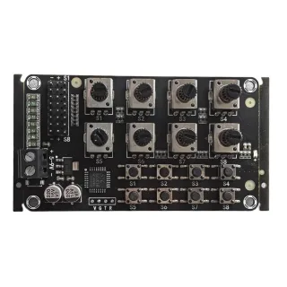 8-Channel Knob Servo Controller Board with Overload Protection PWM Digital Interface 5-8.4V High-Precision Potentiometer