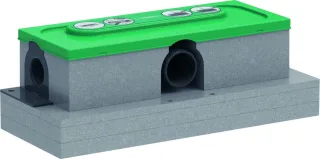 Hansgrohe uBox universal GK für Duschrinnen Ablaufgehäuse für Standardinstallation, 01001180 01001180