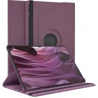 EAZY CASE Tablet-Hülle Rotation Case Galaxy Tab S10 Ultra Rotationcase 14,6 Zoll, Tablet-Hülle Bookstyle Case Fullcover Schutz Tasche Stehfunktion Lila