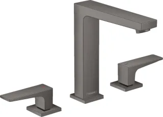 Hansgrohe 3-Loch Waschtischarmatur 160 Metropol Brushed Black, 32515340 32515340