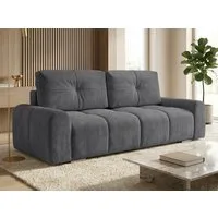 Sofnet Schlafsofa Fluffy, mit Schlaffunktion und Bettkasten, Bonellfederkern, Chenille-Bezug, große Schlaffläche 195x145 cm