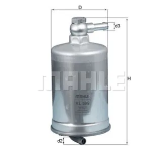 Mahle Kraftstofffilter Audi A4 8E
