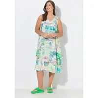 Laurasøn Jerseykleid TrägerkleidV-ausschnitt A-Line