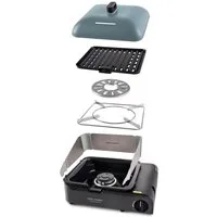 CADAC Camping-Gasgrill Cadac Van Cook FFD Combo Gasgrill mit Deckel Tischgrill Campinggrill