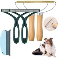 TUWENA Fusselrasierer 5-er Set Fusselentferner, Tragbarer Fusselrasierer Tierhaarentferner, Für Teppich Kleidung Sofa Gewebte Mäntel Hundehaare Katzenhaare Bett