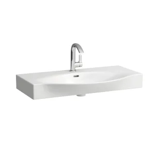 LAUFEN Waschtisch, Palace, 900x510, 1 Hahnloch mittig, mit Überlauf, weiß, 81170.2, 8117020001041 H8117020001041