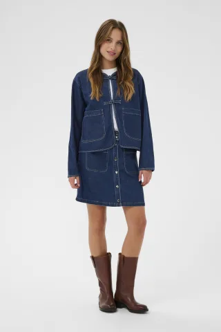 Jeansjacke OivySZ Jeansjacke Lockere Passform