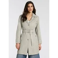 Mauritius Trenchcoat MWLeoniz aus Echtleder, mit Taillengürtel