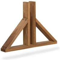 NOOR Sichtschutzelement Mobile Trennwand aus Weide - passender Standfuß separat erhältlich, Mobile Trennwand 90x120 cm - Standfuß 50x6 cm