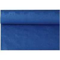 PAPSTAR Tischdecke Papiertischtuch mit Damastprägung 8 m x 1,2 m dunkelblau