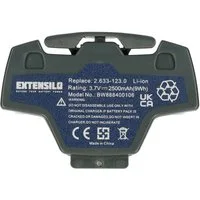 Extensilo Akku passend für Kärcher WV50, 1.633-563.0, WV2 2ND, WV55, WV5, WV2 Staubsauger-Akku Akku Li-Ion 2500 mAh (3,7 V, 1 St), Leistungsfähiger Austausch-Akku für Ihren Fenstersauger