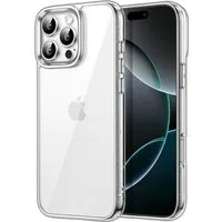 ibettertec Handyhülle Hülle für iPhone 16 Pro 6,3 Zoll, Anti-Kratzer Transparent Rückseite, Stoßfeste dünne Silikon hülle,Kameraschutz,TPU Handyhülle-Durchsichtig