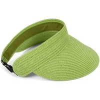 styleBREAKER Visor Papierstroh Visor Cap Einfarbig (1-St)