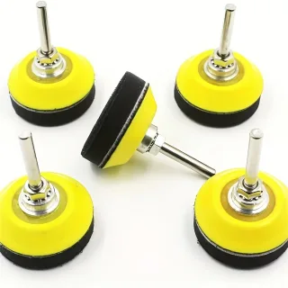 5pcs Hook and Loop Sanding Pads for Drill Attachment 2 Inch Foam Backing Compatible with Angle Grinders Sanding Polishin