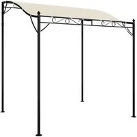 vidaXL Partyzelt Markise Creme 2x2,3 m 180 g/m² Stoff und Stahl
