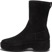 Fitflop F-LUMA Plateaustiefelette Stiefel, Chunky Boot mit Stretch-Schaft