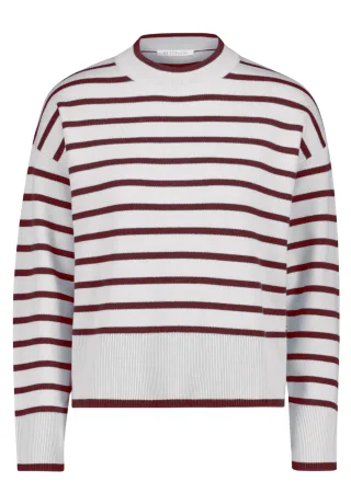 Betty & Co - Strickpullover Dark Red - Gr. - 34