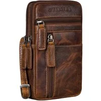 STILORD Handtasche "Asher" Leder Brustbeutel Herren Vintage Gürteltasche zum Umhängen