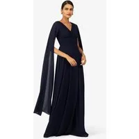 Kraimod Abendkleid aus hochwertigem Polyester Material mit Capeärmel