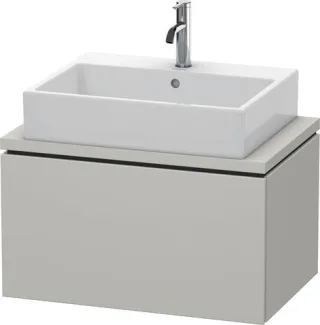 Duravit L-Cube Konsolenwaschtischunterbau wandhängend Betongrau Matt 720x477x400 mm - LC580100707 LC580100707