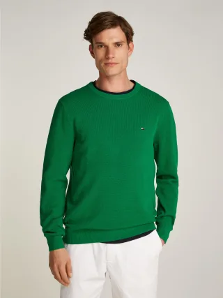 ESSENTIAL STRUCTURE CREW NECK nouveau green - Gr. - XL