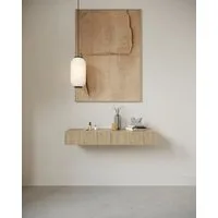 Selsey Schminktisch NOLIE, mit 2 Schubladen, Holznachbildung,110 cm