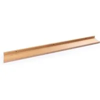 Home4You Wandregal Bilderleiste, Wildeiche Dekor, PVC, MDF, B 100 x H 10 x T 4 cm