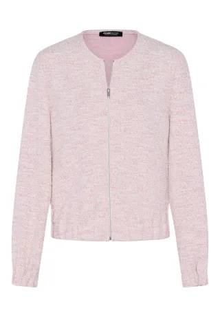 FRANK WALDER - Leichtjacke LOVELY SOFT TONES mit Elastikbündchen pink lavender/ecru - Gr. - 46