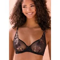 LASCANA Bügel-BH mit Stickerei mit metallisch glänzender Veredelung, sexy Dessous