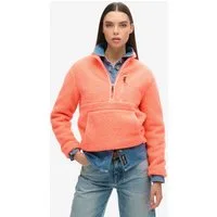Superdry Fleecepullover OUTDOOR HALF ZIP FLEECE Regular Fit, hochschließender Kragen mit Reißverschluss