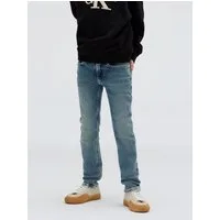 Calvin Klein Jeans Slim-fit-Jeans SLIM NEW MID BLUE PWS für Kinder bis 16 Jahre, in cooler Waschung
