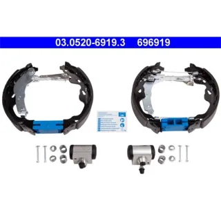 ATE Bremsbackensatz hinten Opel Agila Suzuki Splash Swift