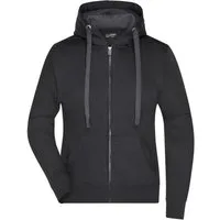 James & Nicholson Sweatjacke Hochwertige Damen Kapuzenjacke wasser- und schmutzabweisend JN594 Damen Sweatjacke Bionic